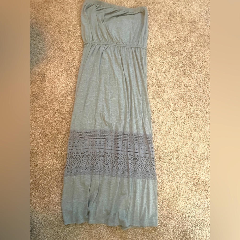Strapless dress (can be used as beach coverup)
